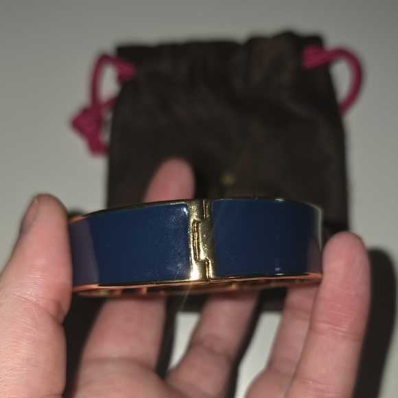 Kate Spade Gold and Blue Studded Bracelet - Picture 5 of 6